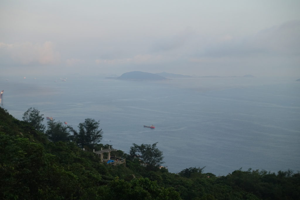 外伶仃岛 清晨海边的眺望